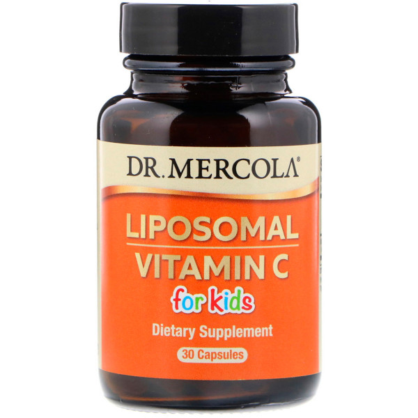 Вітамін С ліпосомальний для дітей, Liposomal Vitamin C, Dr. Mercola, 30 капсул