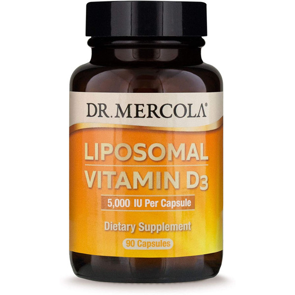Вітамін D3 ліпосомальний, Liposomal Vitamin D3, Dr. Mercola, 5000 МО, 90 капсул