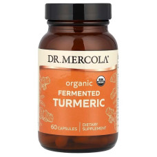 Куркума ферментована, Fermented Turmeric, Dr. Mercola, 60 капсул