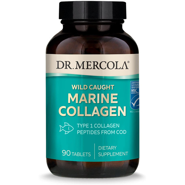 Морський колаген, Marine Collagen, Dr. Mercola, 90 таблеток