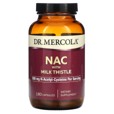 NAC з розторопшою, Pterostilbene, Dr. Mercola, 250 мг, 180 капсул