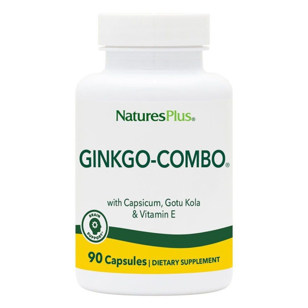 Гінкго білоба комбо, Ginkgo-Combo, Nature's Plus, 90 капсул