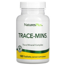 Мультимінерали, Trace-Mins, Nature's Plus, 180 таблеток