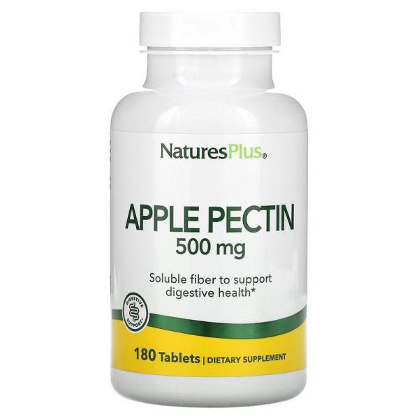 Яблучний пектин, Apple Pectin, Nature's Plus, 500 мг, 180 таблеток