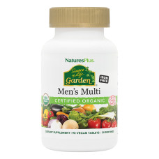Мультивітаміни для чоловіків, Men's Multi, Nature's Plus, Source of Life Garden, 90 таблеток