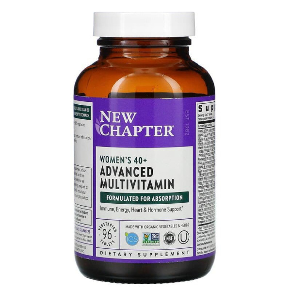 Мультивітаміни для жінок II 40+, Woman II Multivitamin, New Chapter, 96 таблеток