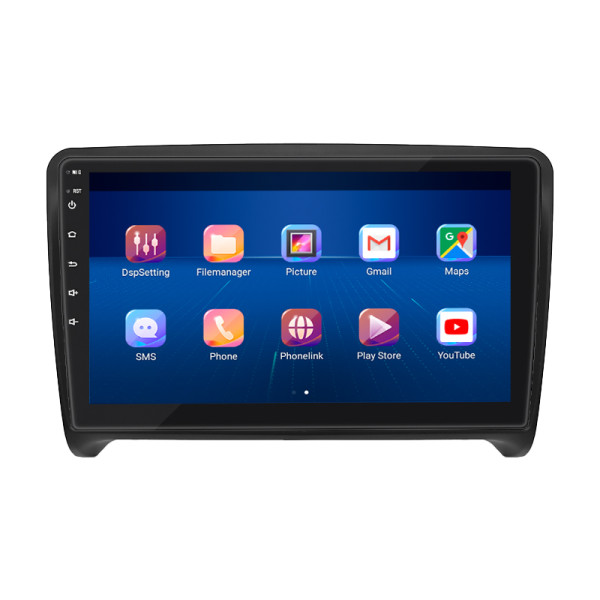 Штатная магнитола Lesko для Audi TT II (8J) 2006-2010 экран 9" 6/128Gb 4G Wi-Fi GPS Top