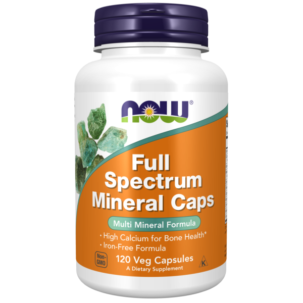 Мультимінерали, Full Spectrum Mineral Caps, Now Foods, 120 вегетаріанських капсул