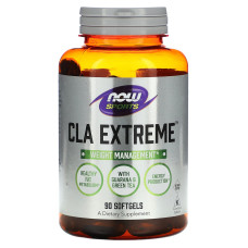 Кон'югована лінолева кислота, CLA Extreme, Now Foods, Sports, 90 гелевих капсул