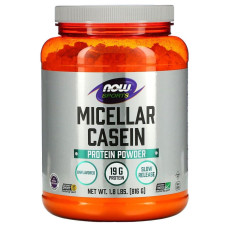Міцелярний казеїн, Micellar Casein, Now Foods, Sports, порошок швидкого приготування, без ароматизаторів, 816 г