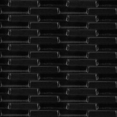 3D панель самоклеюча кладка 700х770х7мм Чорна (038) SW-00000303