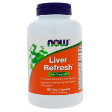 Підтримка печінки, Liver Refresh, Now Foods, 180 капсул