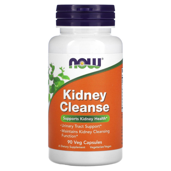 Очищення нирок і сечового міхура, Kidney Cleanse, Now Foods, 90 вегетаріанських капсул