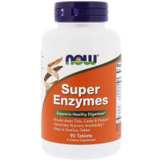 Ензими, Super Enzymes, Now Foods, 90 таблеток