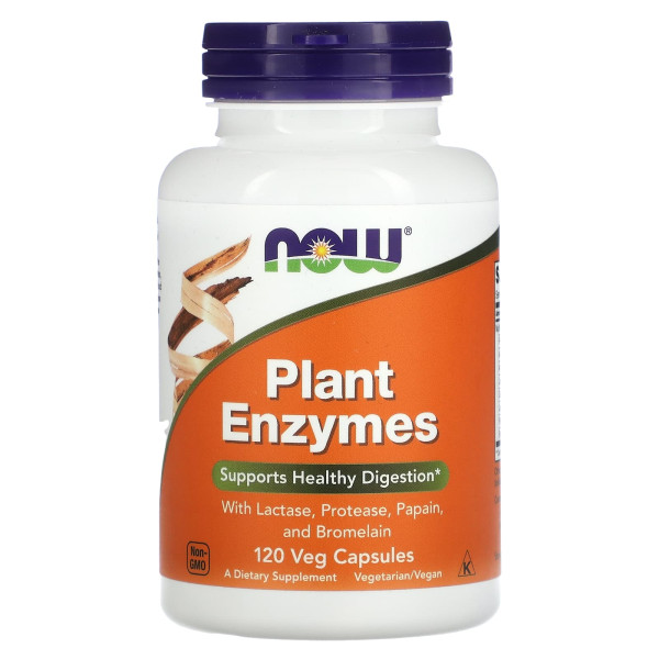 Ензими, Plant Enzymes, Now Foods, ферменти, 120 капсул