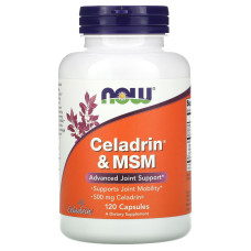 Целадрин і МСМ, Celadrin & MSM, Now Foods, 120 капсул