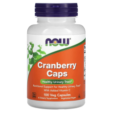 Журавлина в капсулах, Cranberry, Now Foods, 100 вегетаріанських капсул
