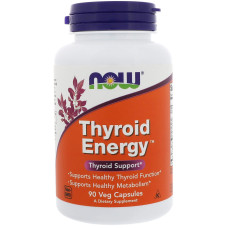 Для щитовидної залози, Thyroid Support, Now Foods, 90 вегетаріанских капсул
