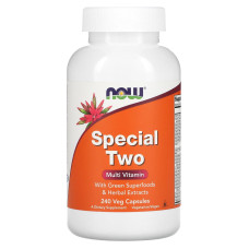 Мультивітаміни, Special Two,  NOW Foods, 240 вегетаріанських капсул
