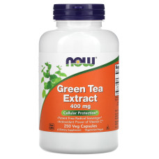 Екстракт зеленого чаю (Green Tea), Now Foods, 400 мг, 250 вегетаріанських капсул