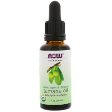 Олія таману, Tamanu Oil, Now Foods, Solutions, 100% чиста, органічна, сертифікована, 30 мл