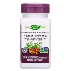 Пажитник-чебрець, Fenu-Thyme, Nature's Way, 900 мг, 100 веганських капсул (450 мг у капсулі)