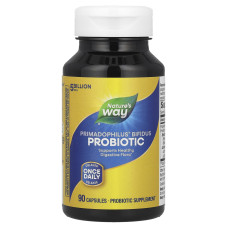 Пробіотики для дорослих, Primadophilus® Bifidus Probiotic, Nature's Way, 5 млрд КУО, 90 капсул