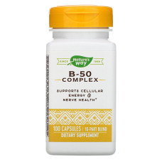 Вітамін В-50 (комплекс), B-50 Complex, Nature's Way, 100 капсул