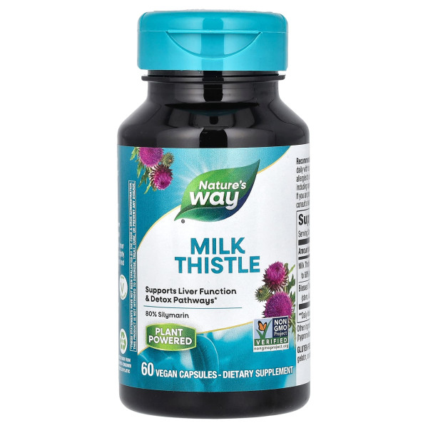 Розторопша, Milk Thistle, Nature's Way, 60 капсул