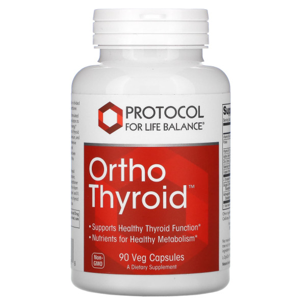 Підтримка щитовидної залози, Ortho Thyroid, Protocol for Life Balance, 90 капсул