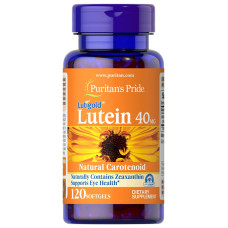 Лютеїн з зеаксантином, Lutein, Puritan's Pride, 40 мг, 120 гелевих капсул