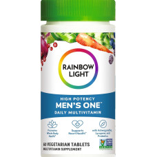 Мультивітаміни для чоловіків, Men's One, Rainbow Light, одна на день, висока ефективність, 60 вегетаріанських таблеток