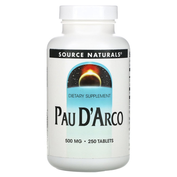 По д'арко, Pau D'Arco, Source Naturals, 250 мг, 250 таблеток