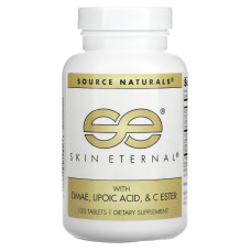 Здоров'я шкіри з DMAE + Альфа-ліпоєвою кислотою, Skin Eternal, Source Naturals, 120 таблеток