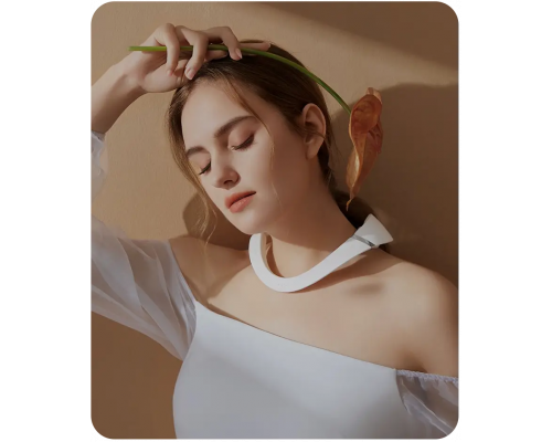 Електричний імпульсний масажер для шиї та плечей Booster M1 X niplux для полегшення болю в області шиї та плечей