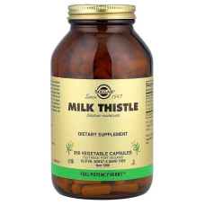 Розторопша, Milk Thistle, Solgar, 250 вегетаріанських капсул (450 мг на капсулу)