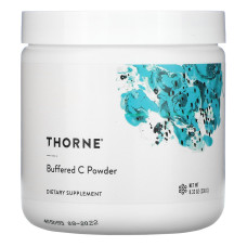 Вітамін С, Buffered C Powder, Thorne, буферізований, порошок, 236 г.