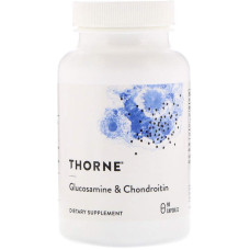 Глюкозамін хондроїтин, Glucosamine & Chondroitin, Thorne, 90 капсул
