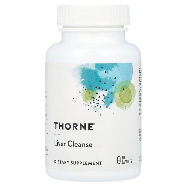 Чистка печінки, Liver Cleanse, Thorne, 60 капсул