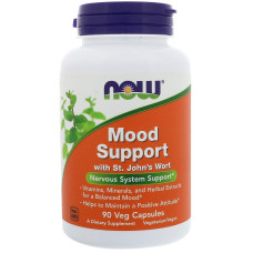 Підтримка настрою із збіробоєм, Mood Support, Now Foods, 90 вегетаріанських капсул