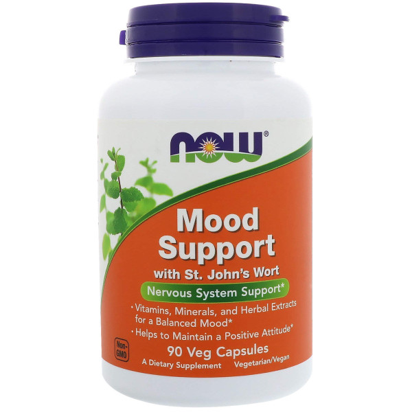 Підтримка настрою із збіробоєм, Mood Support, Now Foods, 90 вегетаріанських капсул