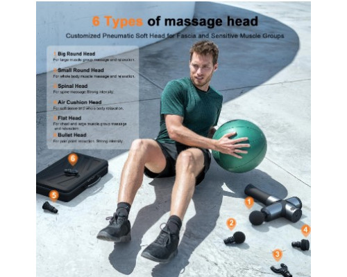 Професійний масажер Booster Pro 3 для тіла – ударний перкусійний пристрій для ефективного відновлення