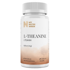 L-теанін, L-Theanine, My Nutri Week, 600 мг, 100 капсул