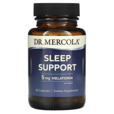 Підтримка сну, Sleep Support, Dr. Mercola, 5 мг, 30 капсул