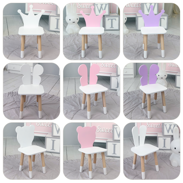 Дитячий столик хмаринка 46х70х40, стіл від 1 року для дитини, білий