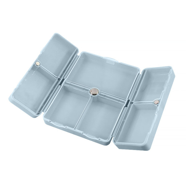 Таблетница органайзер для таблеток FY-8829 на 7 отделений Blue