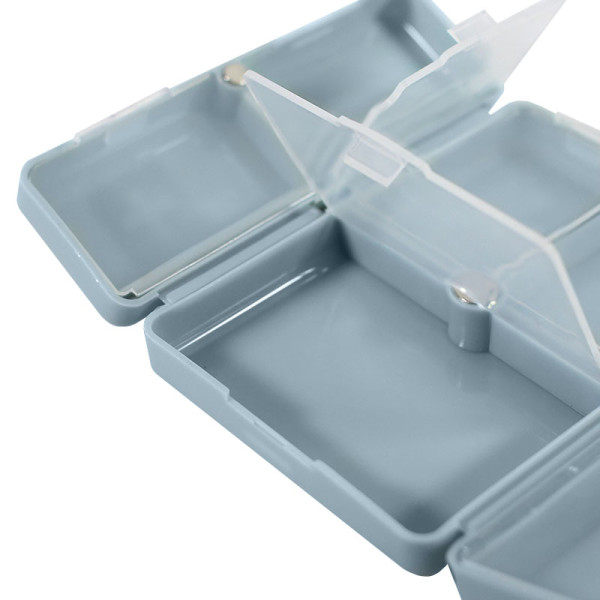 Таблетница органайзер для таблеток FY-8829 на 7 отделений Blue