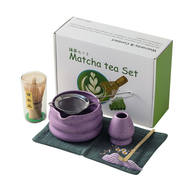 Набор Matcha SD5458 для приготовления чая матча 7 предметов Purple