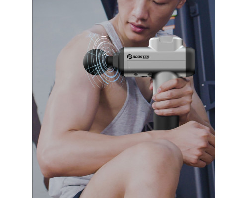 Перкусійний масажер Booster M2-A — потужний ударний пістолет для масажу