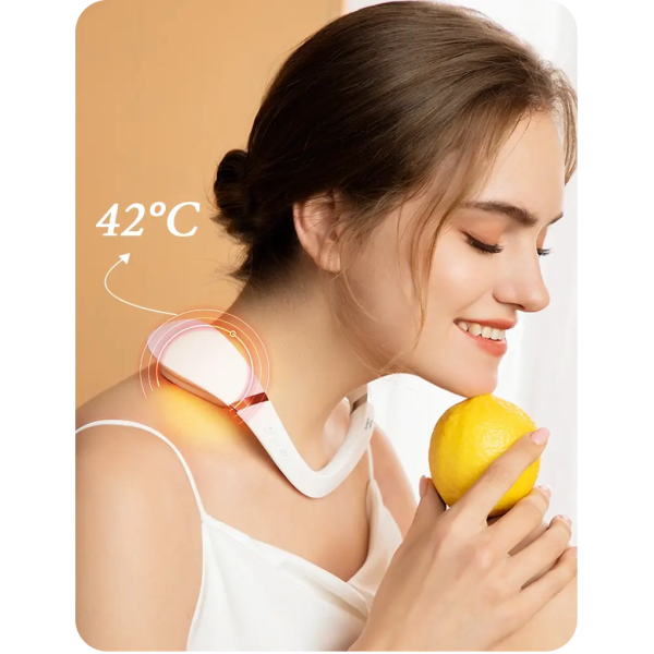 Електричний імпульсний масажер для шиї та плечей Booster M1 X Niplux для полегшення болю в області шиї та плечей